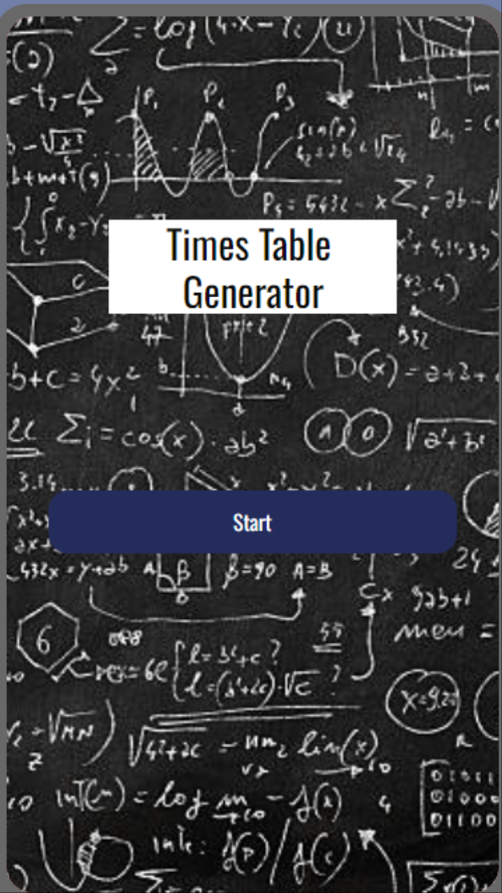 Times Table Generator by for Android
