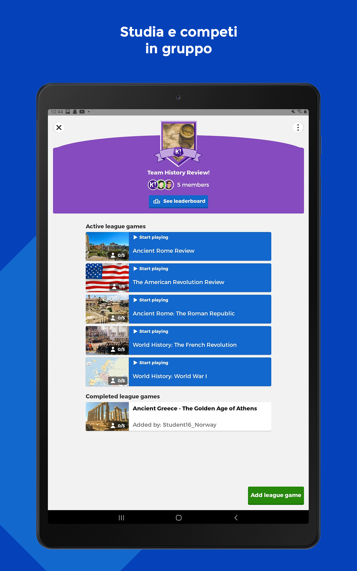 KAHOOT GIOCA E CREA QUIZ visual data 3