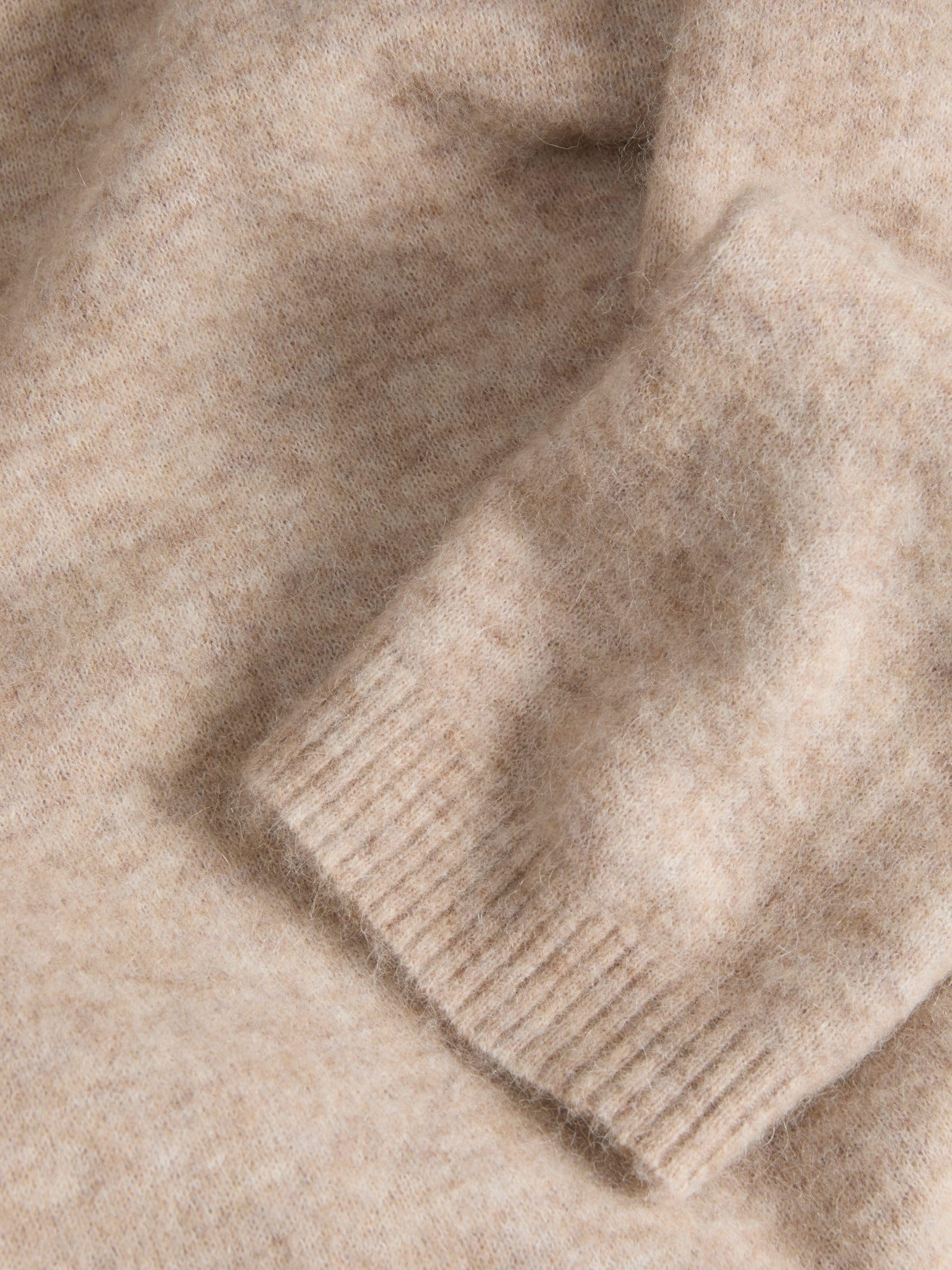 Jxmatilda Wool Blend Crew Neck Knit, Fog, XL