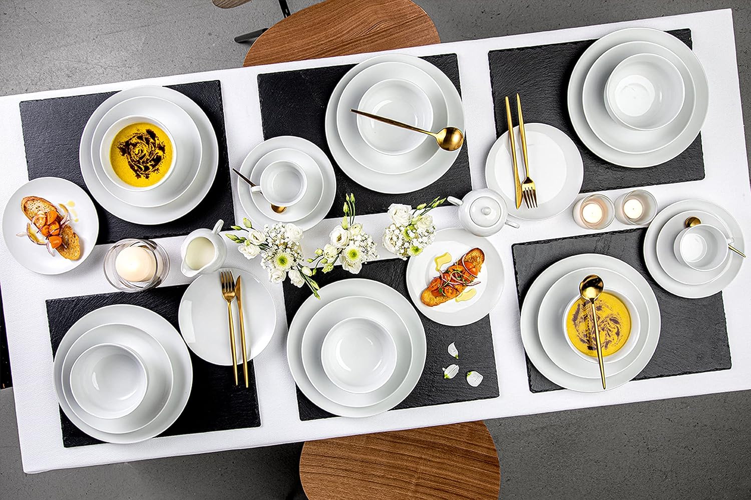 Sänger New Port Crockery Set Crockery Set 16 Pieces.