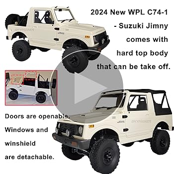 TC4 4WDツーリングカーキット Amazon.com: Skymaker New WPL C74-1 1/10 Scale Suzuki Jimny