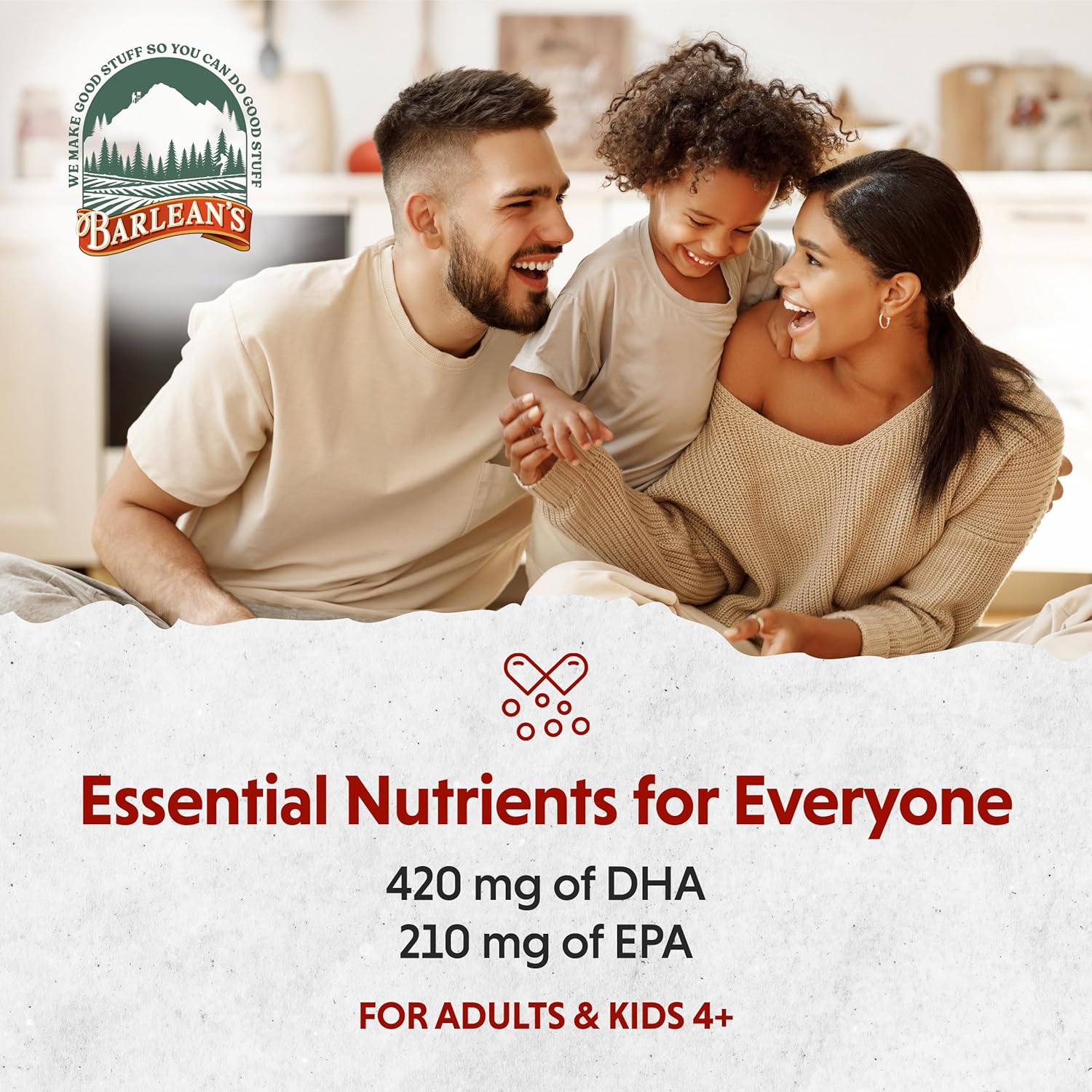 Barlean's Pink Lemonade Vegan Omega 3 Supplement, Liquid Algae Oil with 630 mg EPA & DHA, Plant Based Omegas from Algal Oil, Non-GMO & Gluten Free, 16 oz - Image 5