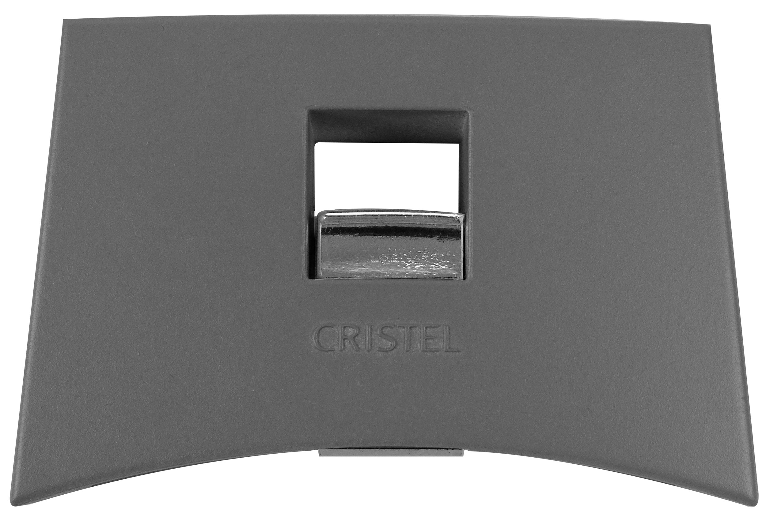 Poignée latérale Cristel Mutine amovible et isolante en inox gris pour casserole