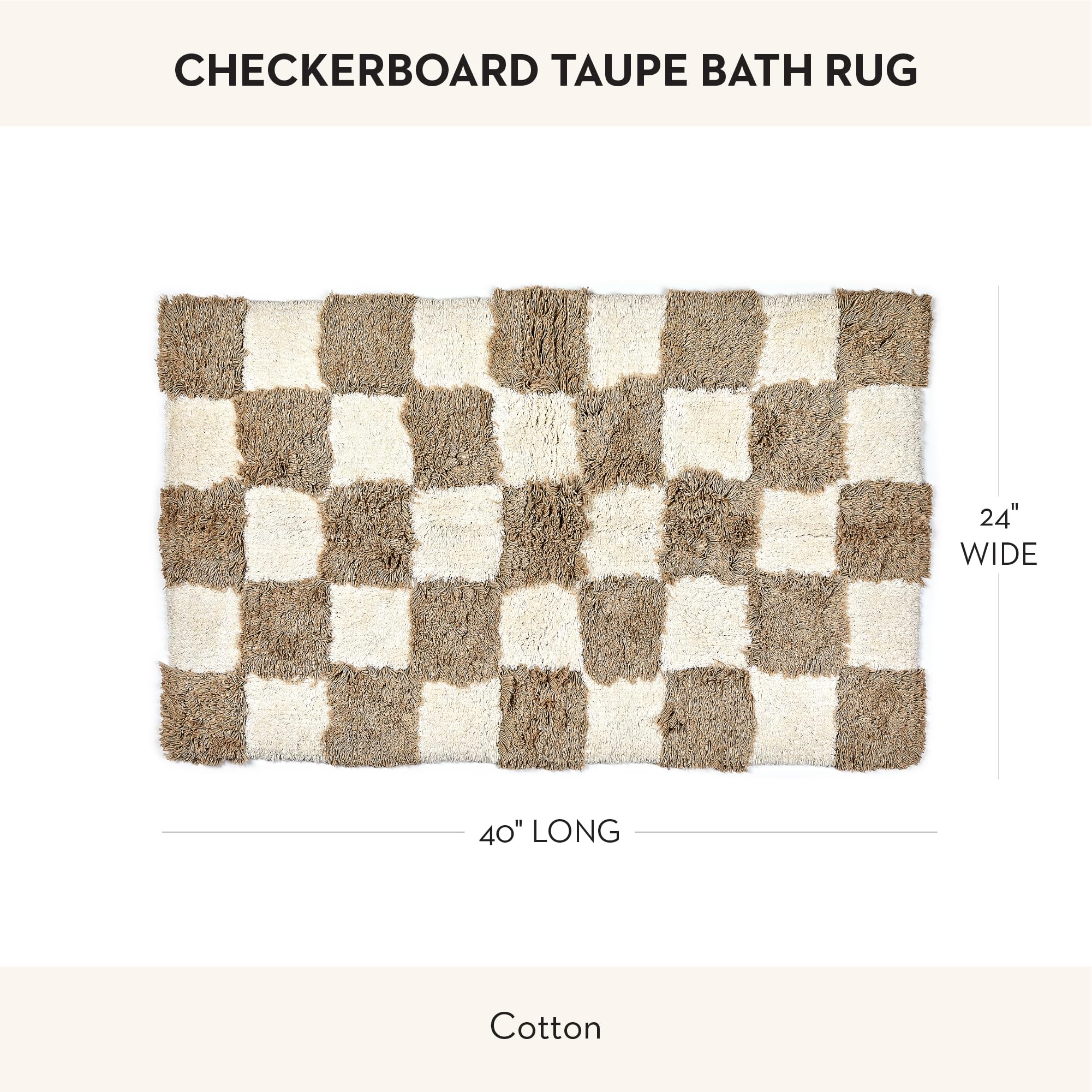 Amazon.com: MacKenzie-Childs: Mocha Check Bath
