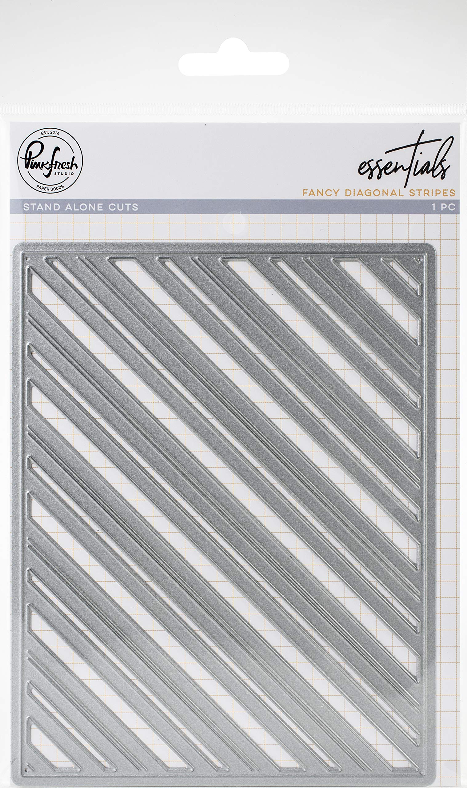 Pinkfresh StudioPINKFRESH DIE, Fancy Diagonal Stripes, One Size