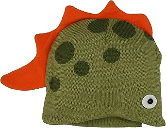 Green Dinosaur PU All-Weather Raincoat For Boys With Fun Dino Spikes And Volcano