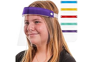TCP Global Children's Salon World Protective Face Shields for Kids