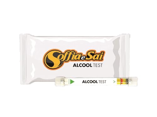 Generico Profar Soffiaesai Alcool Test Confezione da 3 etilometro monouso per autocontrollo