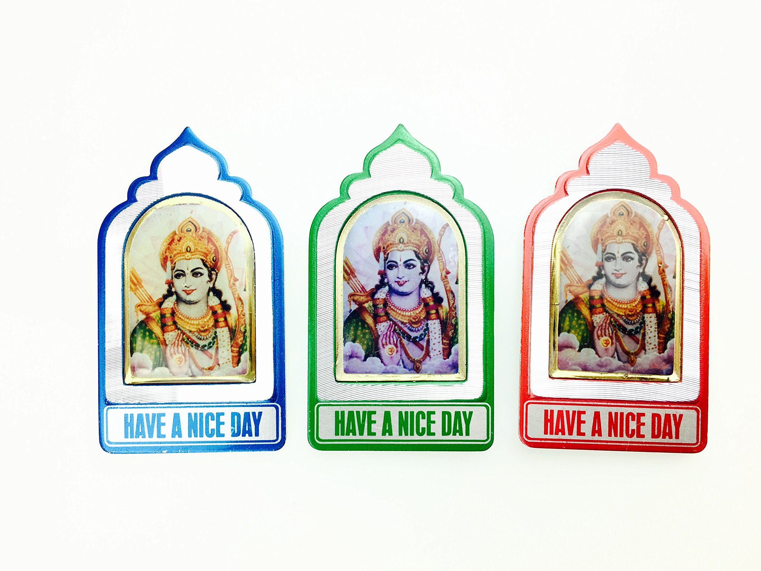 Indiabazaar Silver Krishna Sticker Metal Adhesive Sticker Hindu God Mandir Sticker – 6Cm X 4Cm