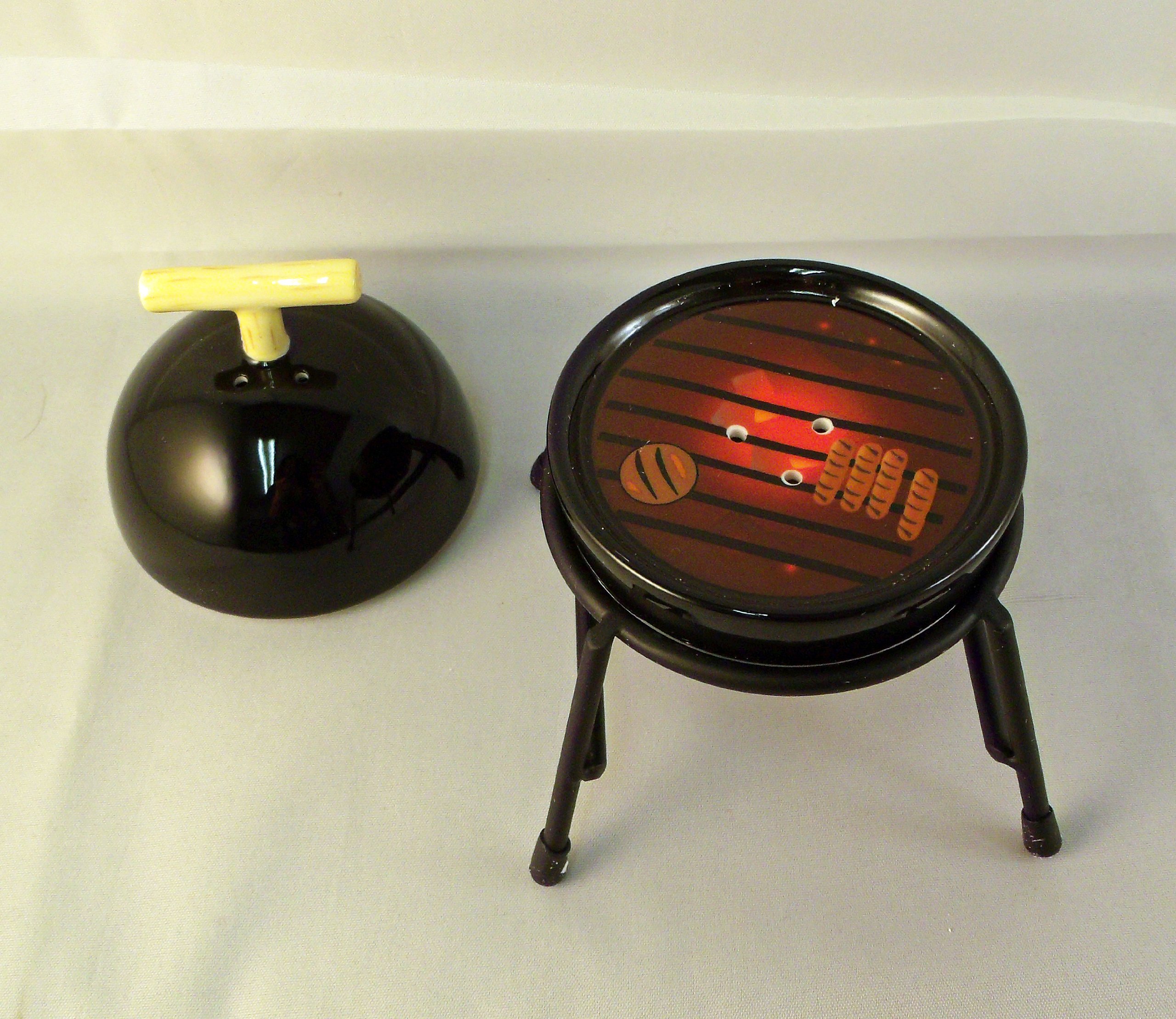 Transpac A5084 S'Mores Salt and Pepper Shaker, 1-inch Square, Set of 2, Dolomite