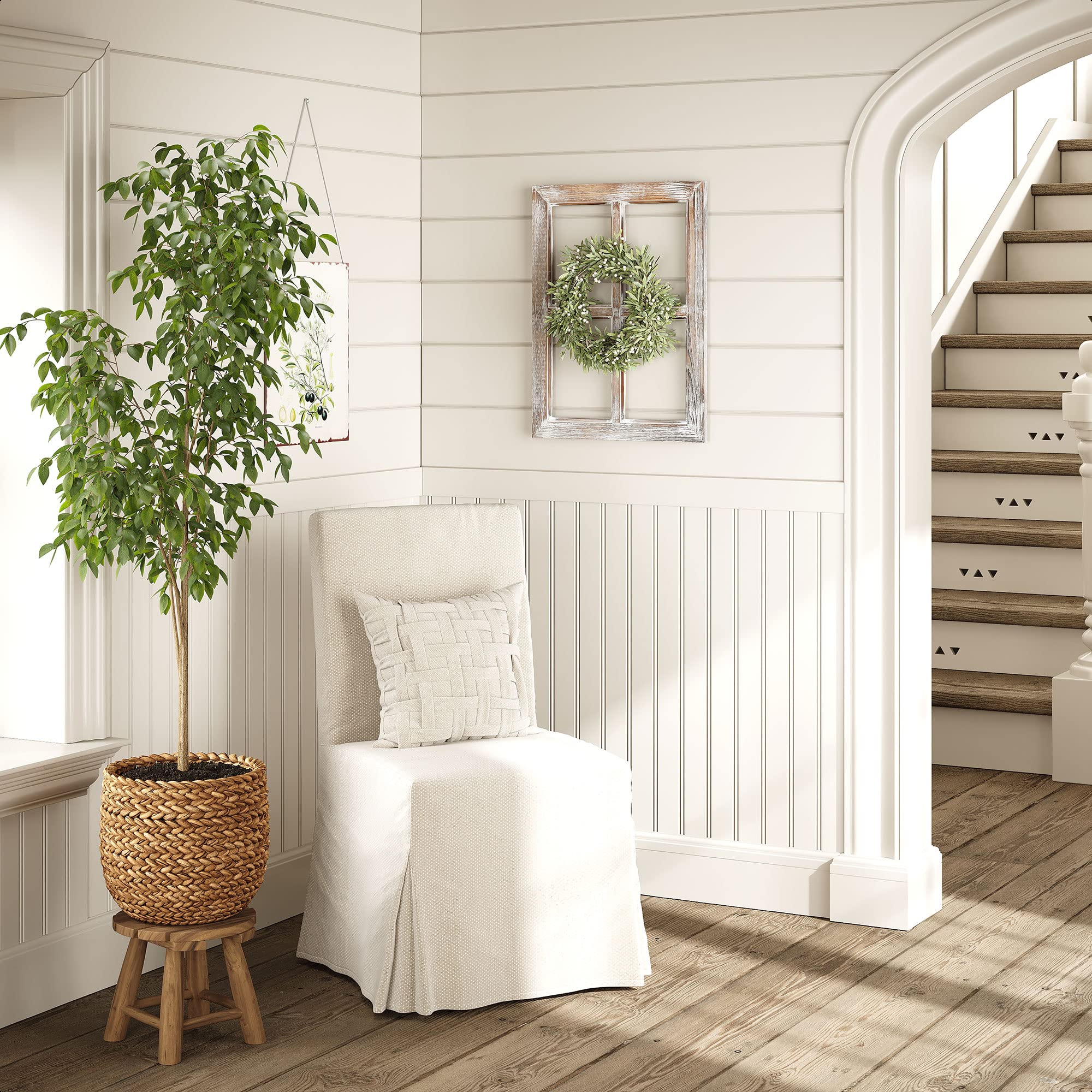 Buy Barnyard Designs 18x24 Rustic Window Frame Wall Decor, Farmhouse