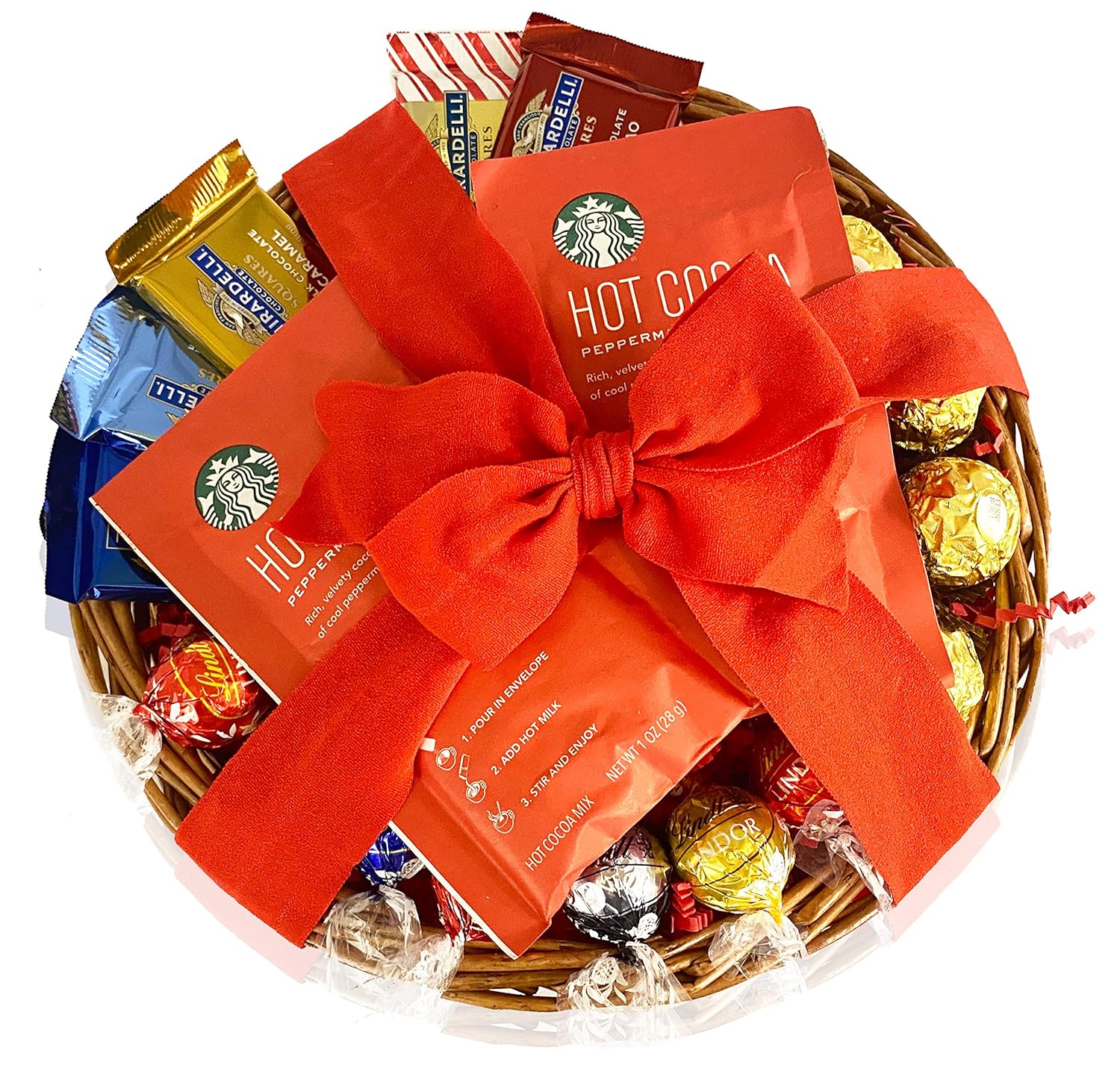 New Year Basket - Chocolate Variety Chocolate Tray for Family, Friends, Gourmet Food Gift, Holiday, Office for Men, Women and Corporate : Grocery & Gourmet Food