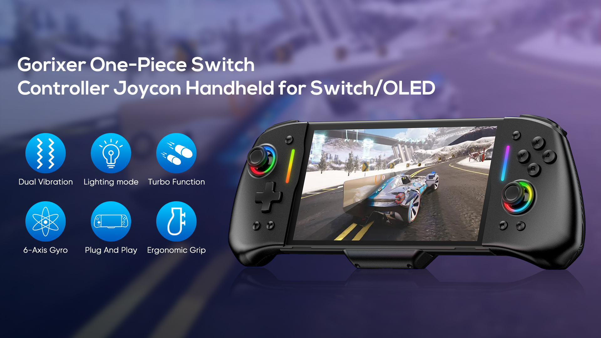 Gorixer Switch Controller for Nintendo Switch/OLED, Handheld