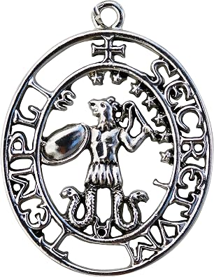 Enchanted Jewelry Knights Templar Sigil of Abraxas for Magickal Right and Might Pendant Amulet