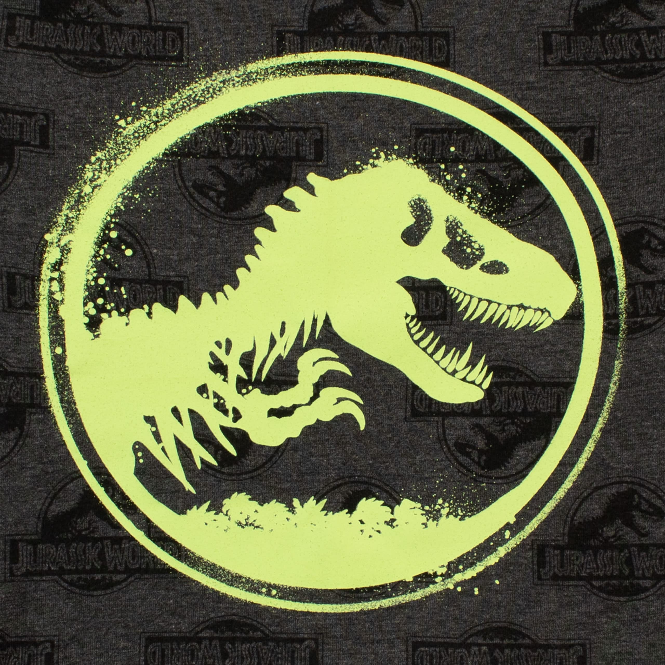 Jurassic World Pigiama per Ragazzi Si Illuminano al Buio Vestibilitta Stretta