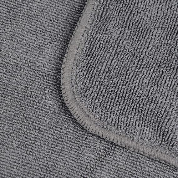 KinHwa Absorbent Workout Towels for Gym Soft Gym Towels for Sweat Microfiber Sports Towel Perfect Size for Workouts, Hot Yoga, Running, Biking or Camping 16inch x 31inch 3 Pack Dark-Gray