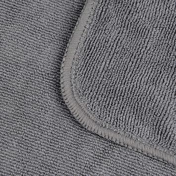 KinHwa Absorbent Workout Towels for Gym Soft Gym Towels for Sweat Microfiber Sports Towel Perfect Size for Workouts, Hot Yoga, Running, Biking or Camping 16inch x 31inch 3 Pack Dark-Gray