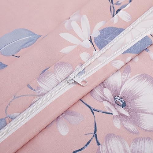 Miniatura 5 de Marina Decoration Juego de ropa de cama de 4 piezas ultra suave y sedosa con estampado de rayón de bambú para todas las estaciones, juego de ropa de