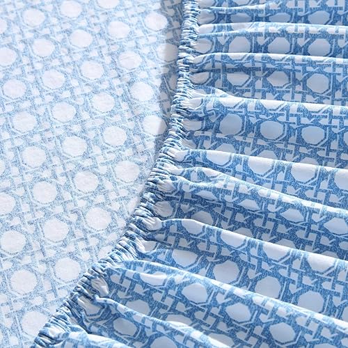 Miniatura 4 de Tommy Bahama - Juego de sábanas tamaño King, ropa de cama de percal 100% algodón con una sensación crujiente y fresca, sábanas con sábana bajera