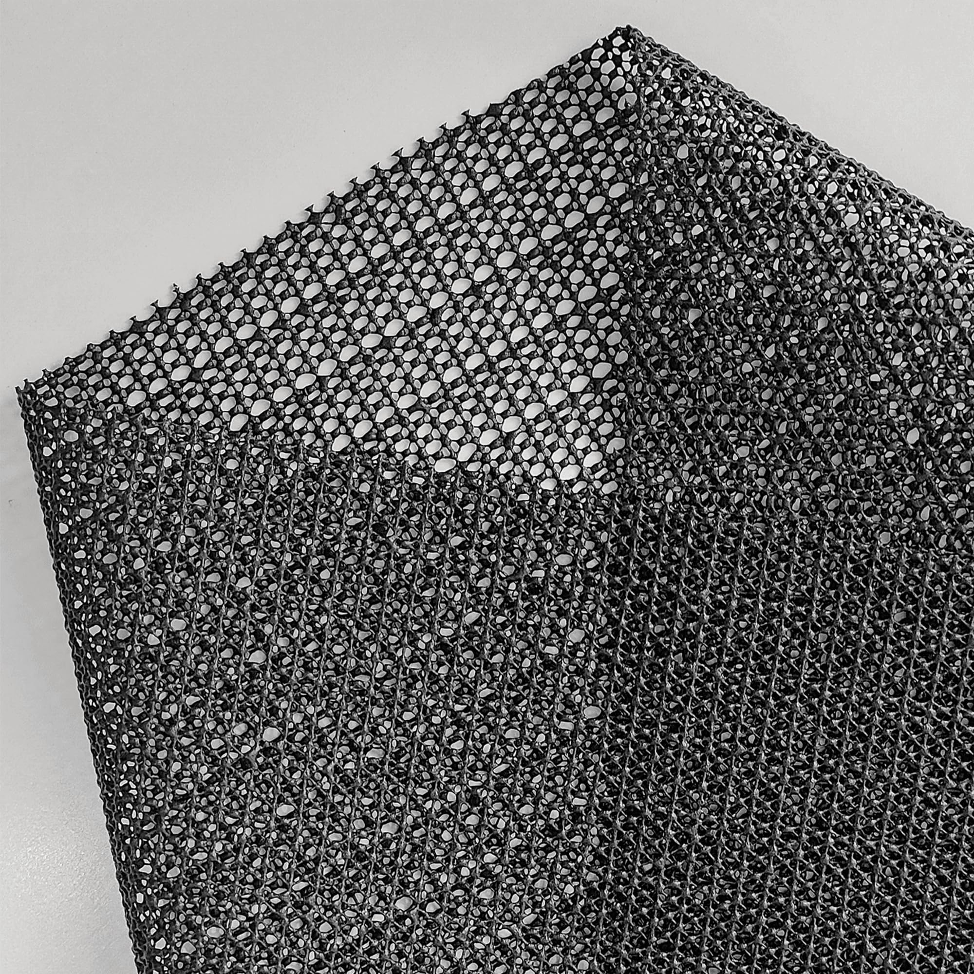 Tissu Antiderapant 145 x 165 cm sans Trace Antidérapant Tapis de Protection Polyvalent pour Tiroir, Étagères, Plateau, Maison, Bureau, Cuisine, Salle de Bains, Noir