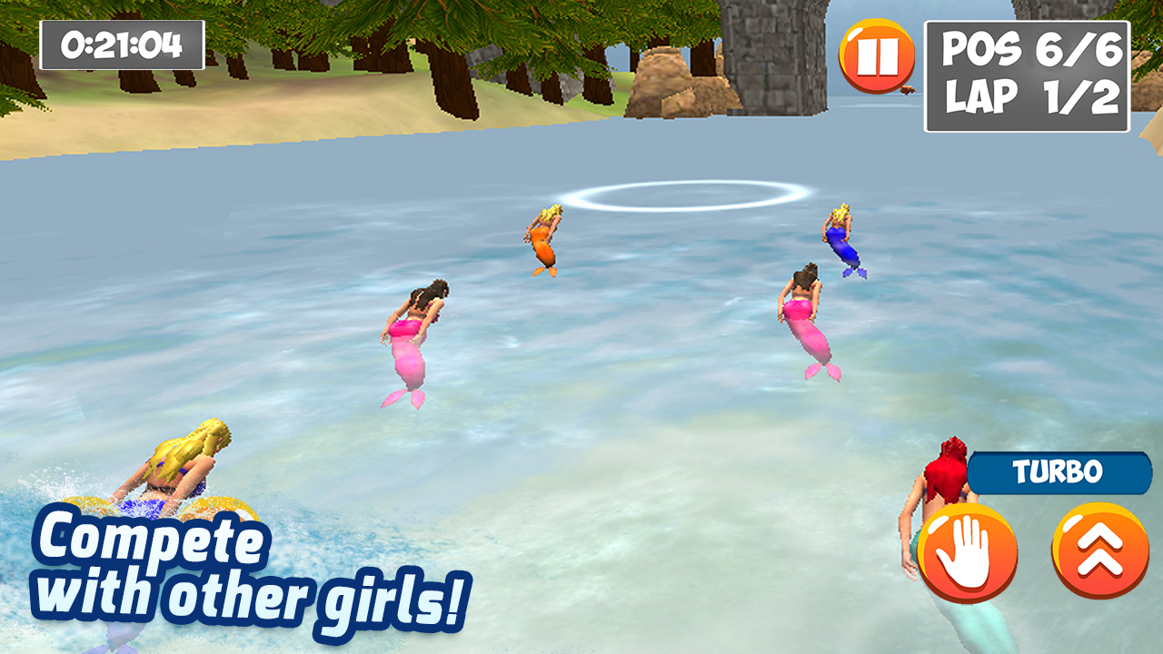Fairy Mermaid Swimming Race - App on Amazon Appstore