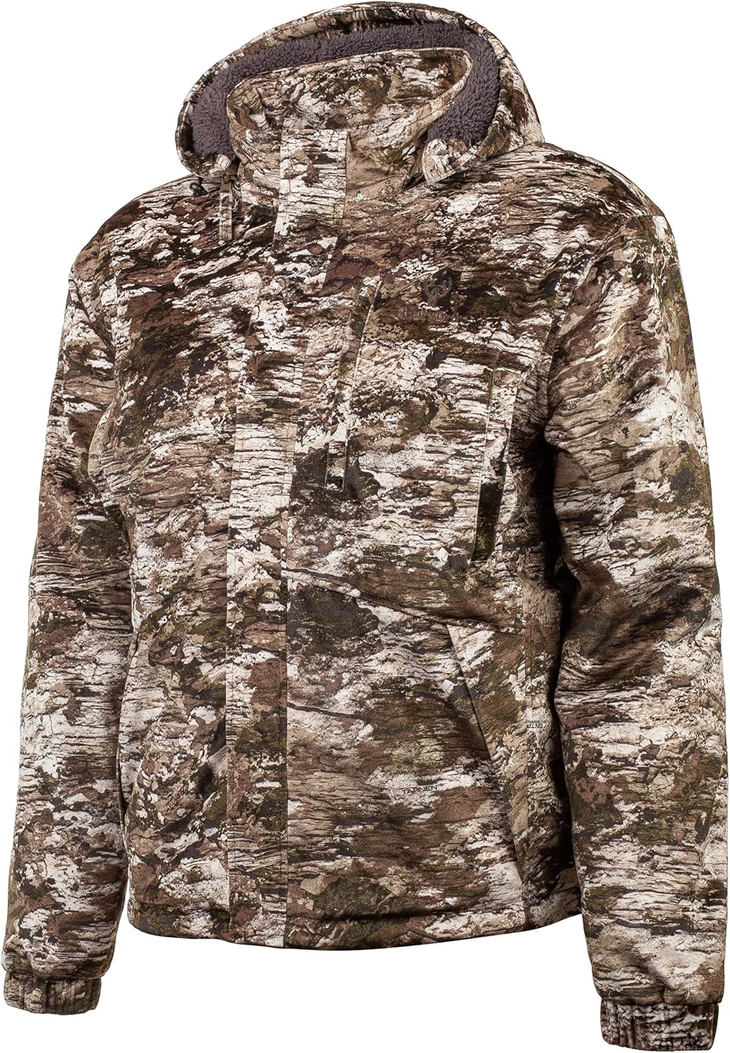 Huntworth Fairbanks Men's Heavy Weight Waterproof Parka Jacket, Tarnen Camo, Large