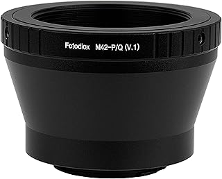 Fotodiox Lens Mount Adapter (Type 1), M42 (42mm x1 Thread Screw) Lens to Pentax Q-Series Camera, fits Pentax Q Mirrorless Cameras, fits Pentax Takumar and Zeiss Lenses.