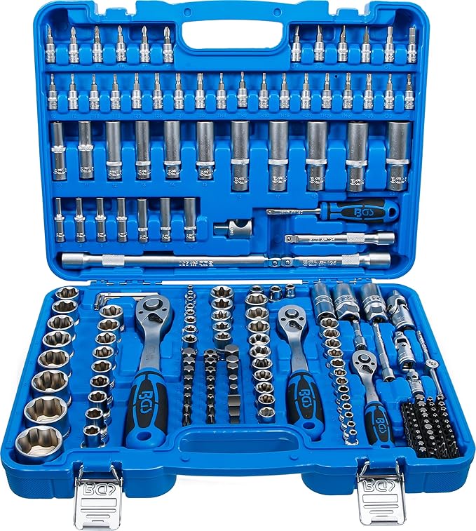 BGS 2292 Set chiavi a tubo 6,3 (1/4) + 10 (3/8) + 12,5 (1/2), 192 pezzi