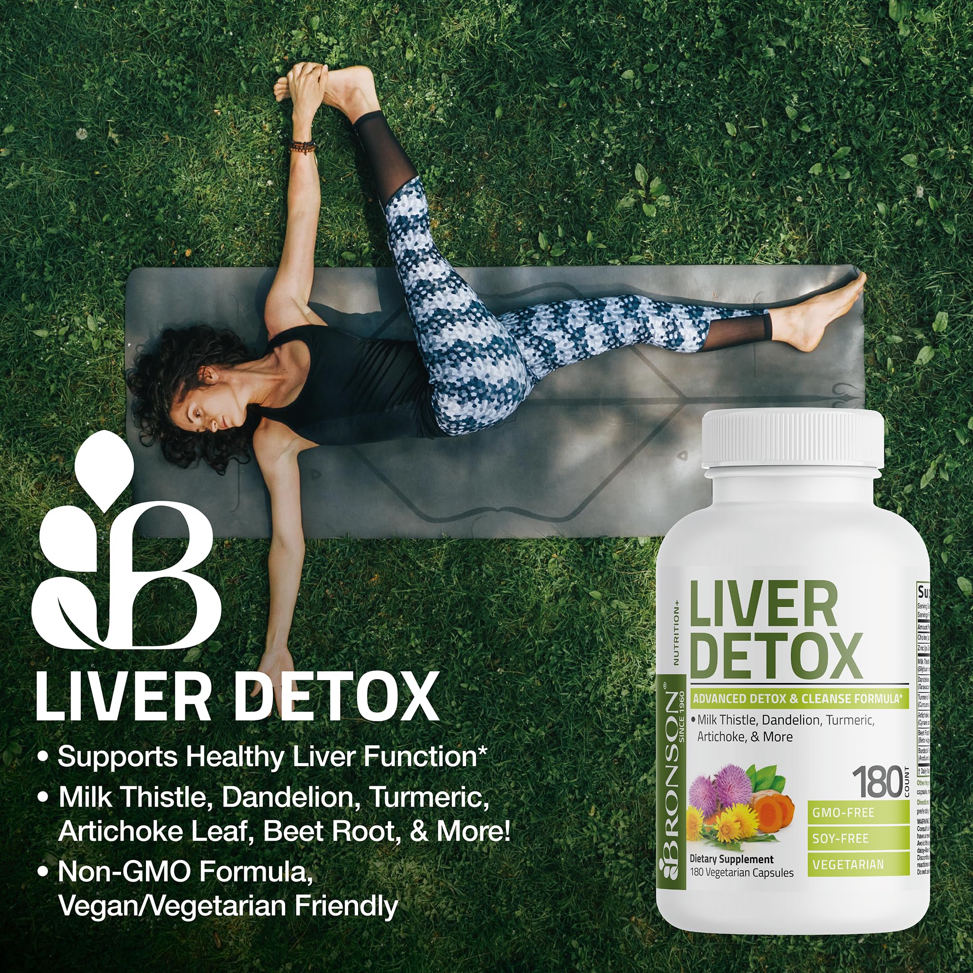 Bronson Liver Detox Advanced Detox & Cleansing Formula 360 Capsules — Amazon image 3