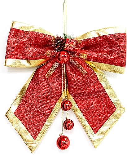 Miniatura 6 de allgala Arcos decorativos de Navidad para guirnalda de corona, árbol de Navidad (24 pulgadas Jumbo 1-PK)-XBW93040