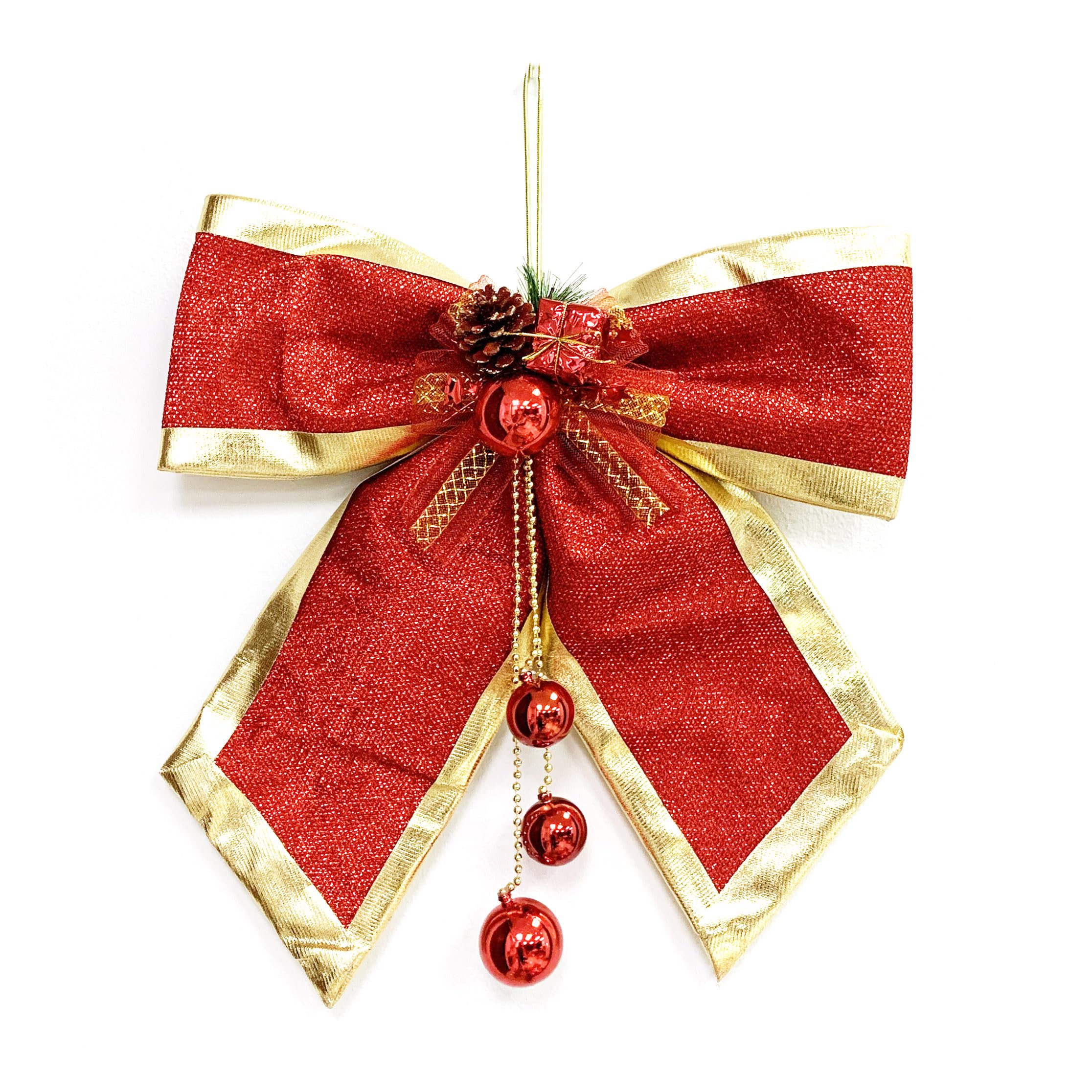Allgala Nœuds décoratifs pour Guirlande de Noël 18" Jumbo