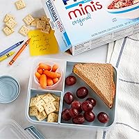 Vista 7 de Premium Paquete variado de galletas saladas, 2 mini y 2 galletas de sopa y ostras, aperitivos para el almuerzo, aperitivos a granel, 4 paquetes