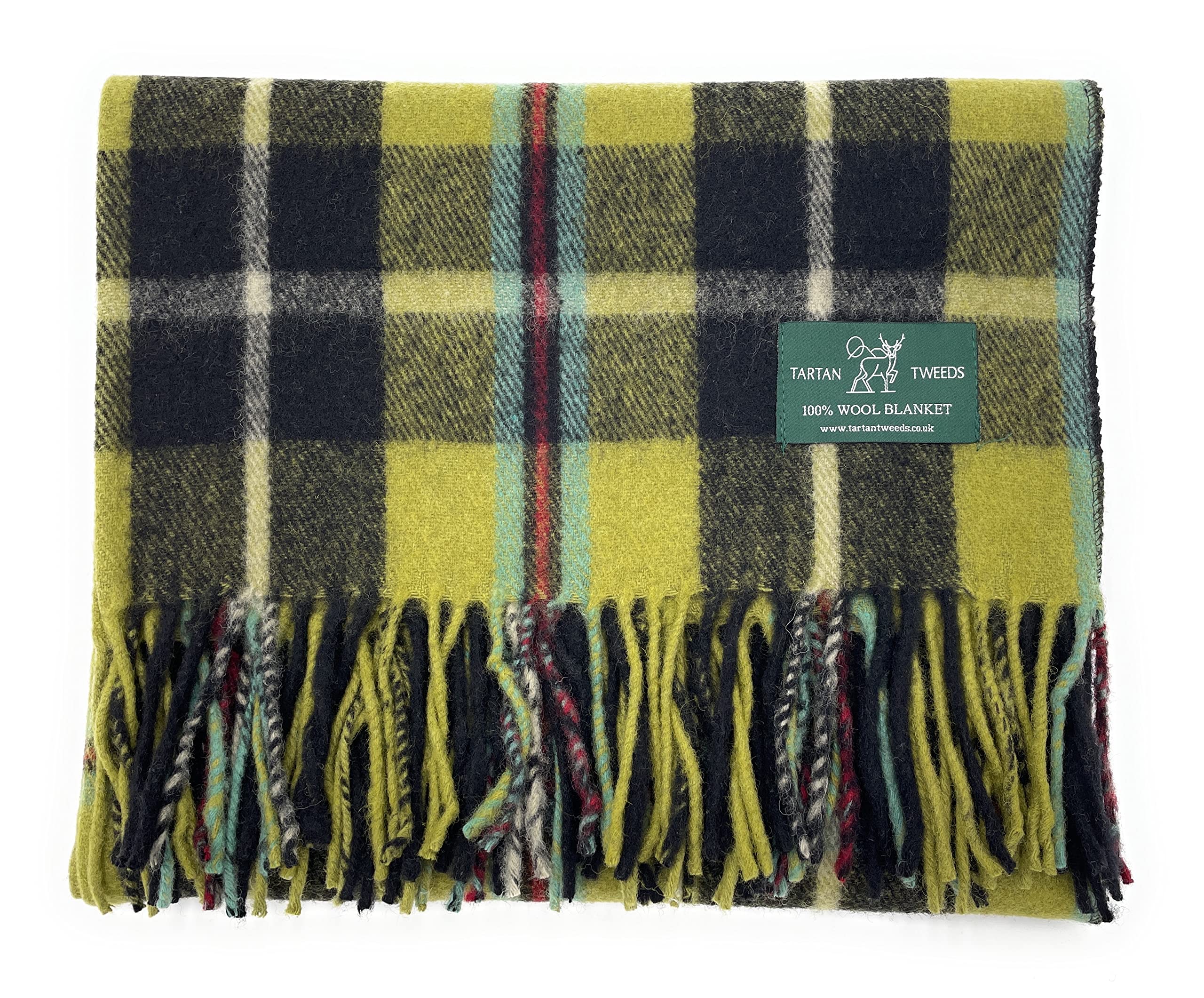 Tartan Knee Travel Rug Blanket New Wool (Cornish National)