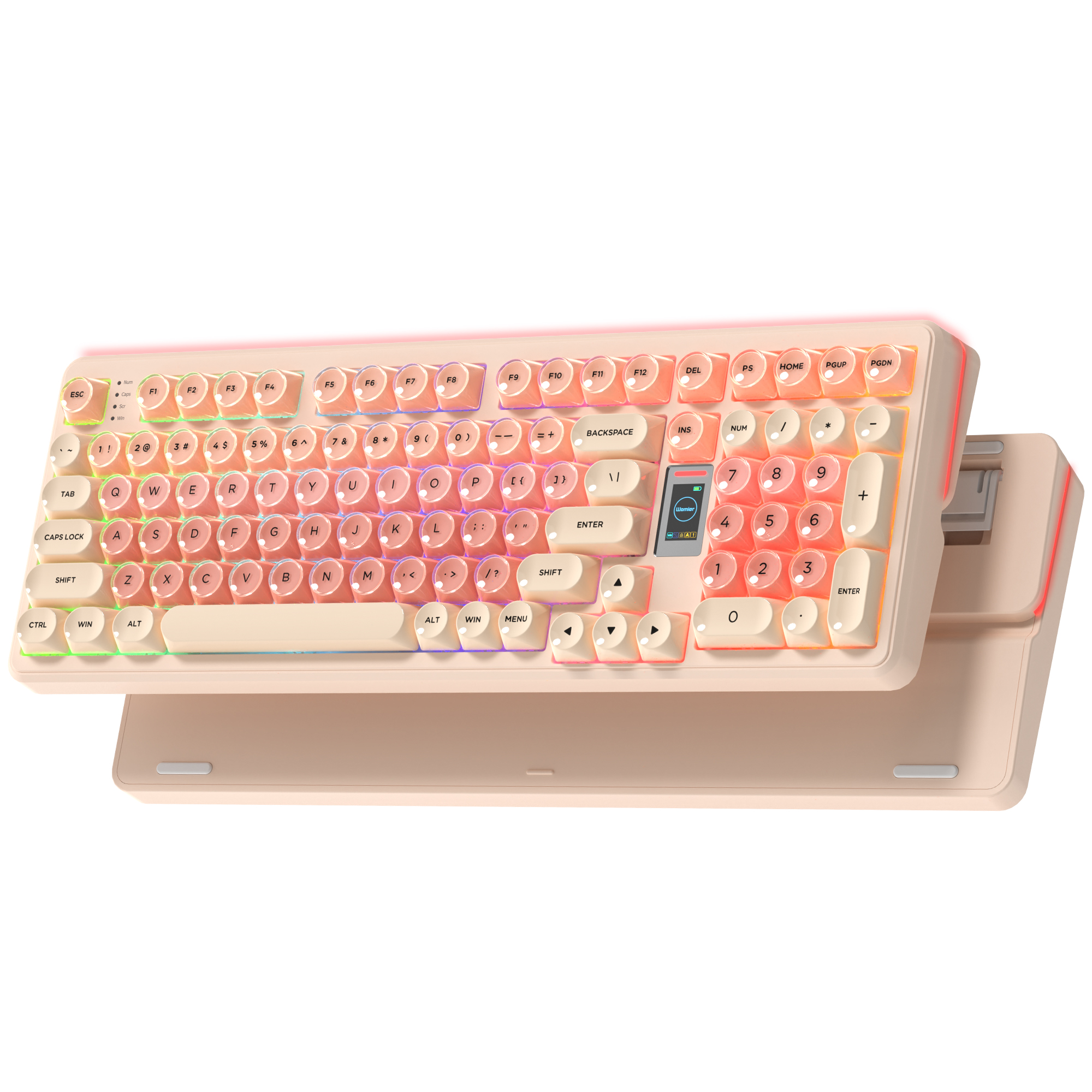 Amazon.com: Keymatic Foundation Mechanical Keyboard,98% Pink