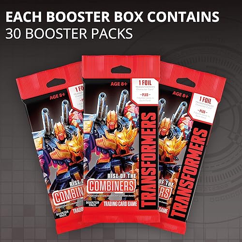 Miniatura 2 de Wizards of The Coast Transformers TCG: caja de refuerzo Rise of The Combiners | 30 paquetes de refuerzo | 8 tarjetas transformadores por paquete de