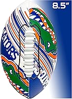 Vista 6 de Franklin Sports NCAA - Mini balón de fútbol juvenil - 8.5 pulgadas SPACELACE textura de fácil agarre, perfecto para niños