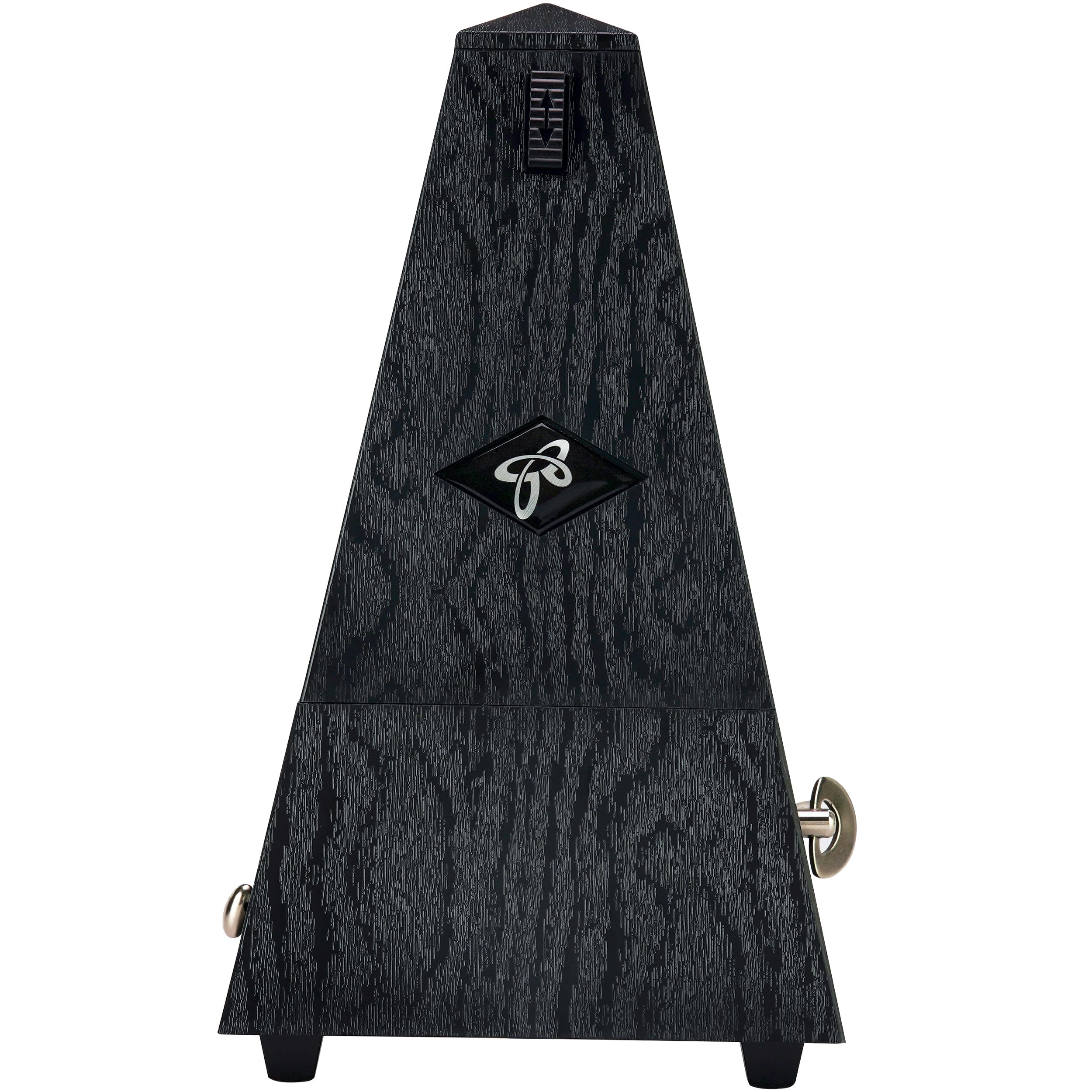 Sondery Accordeur Mécanique Classique avec Cloche pour Piano, Guitare, Batterie, Violon, Saxophone, Tous les Instruments, Gamme de Tempo 40-208bpm, Battements 02346, Boîtier en Bois Grain ABS Noir
