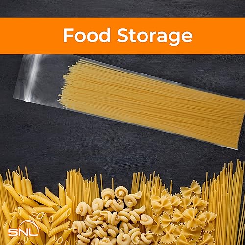 Miniatura 4 de Bolsas de plástico desechables transparentes con cierre de cremallera de calidad, fuertes  3 x 12 pulgadas - 2 milésimas de pulgada - 100 bolsas