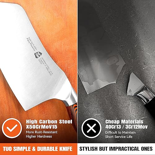 Miniatura 18 de TUO - Cuchillos de cocina china Grano de mar