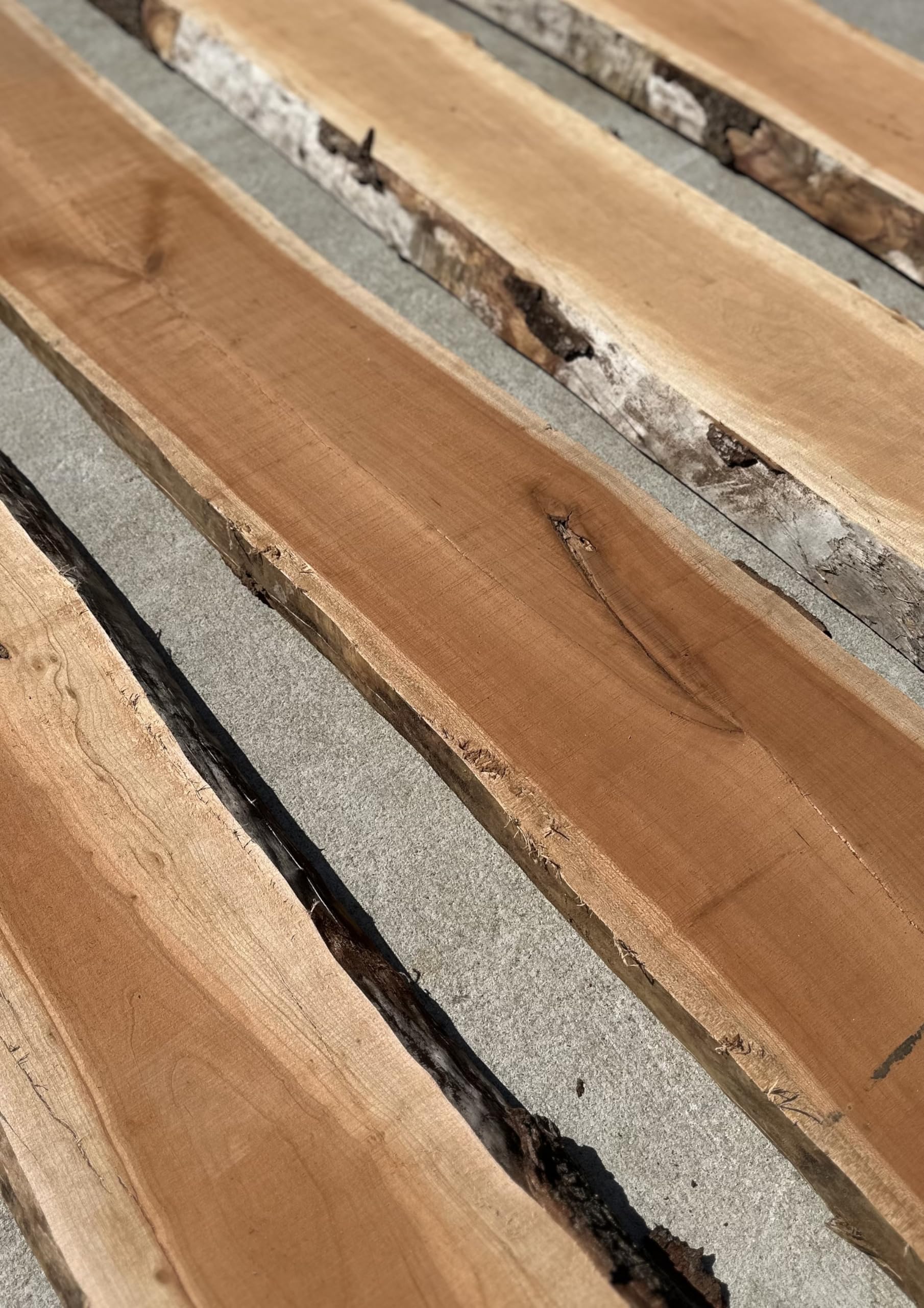 LEH-Ensemble à manger 3 pcs avec bord vivant bois massif d'acacia