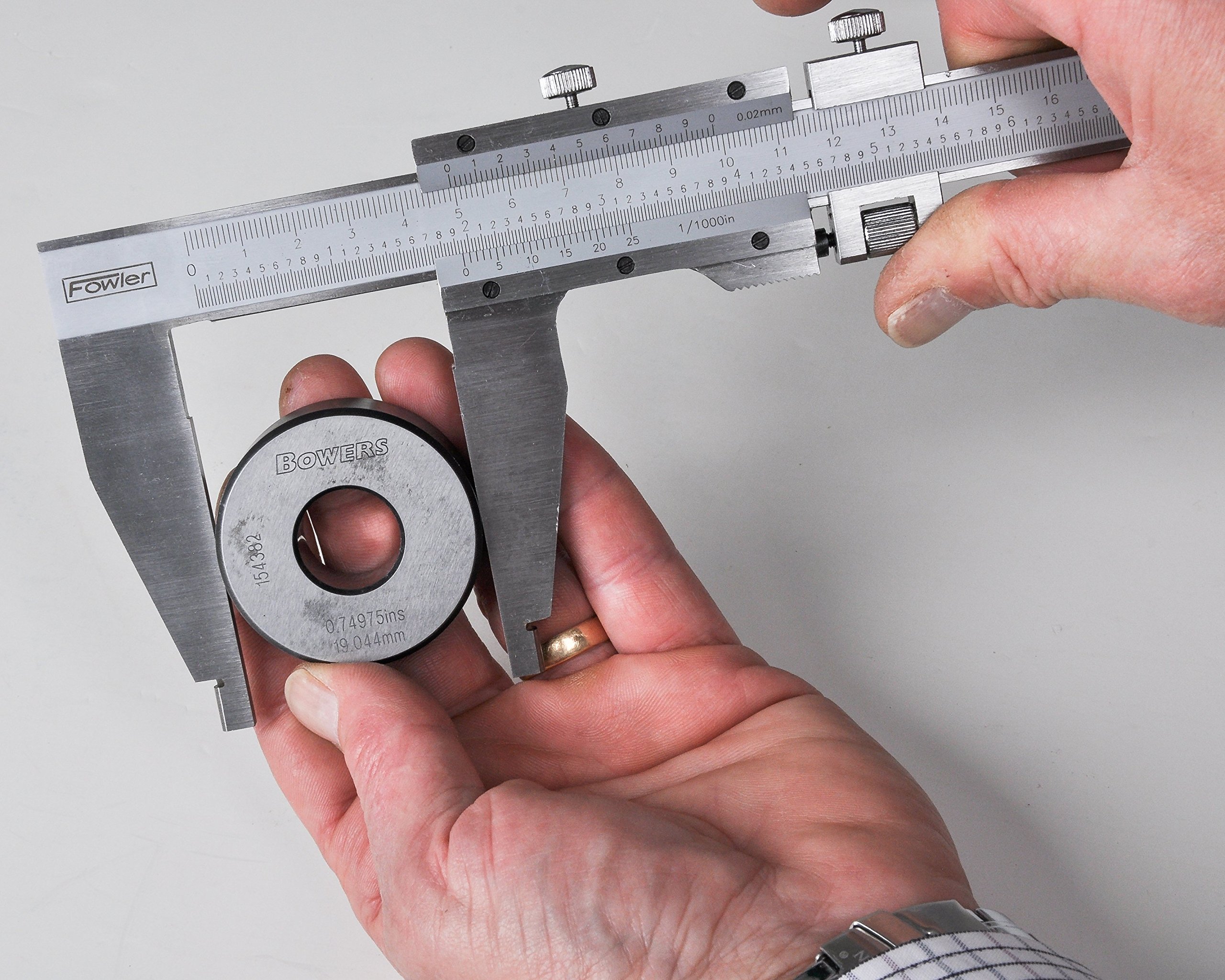 Fowler 52-085-012 Master Vernier Caliper ze stali nierdzewnej z chromowanym wykończeniem, 300 mm