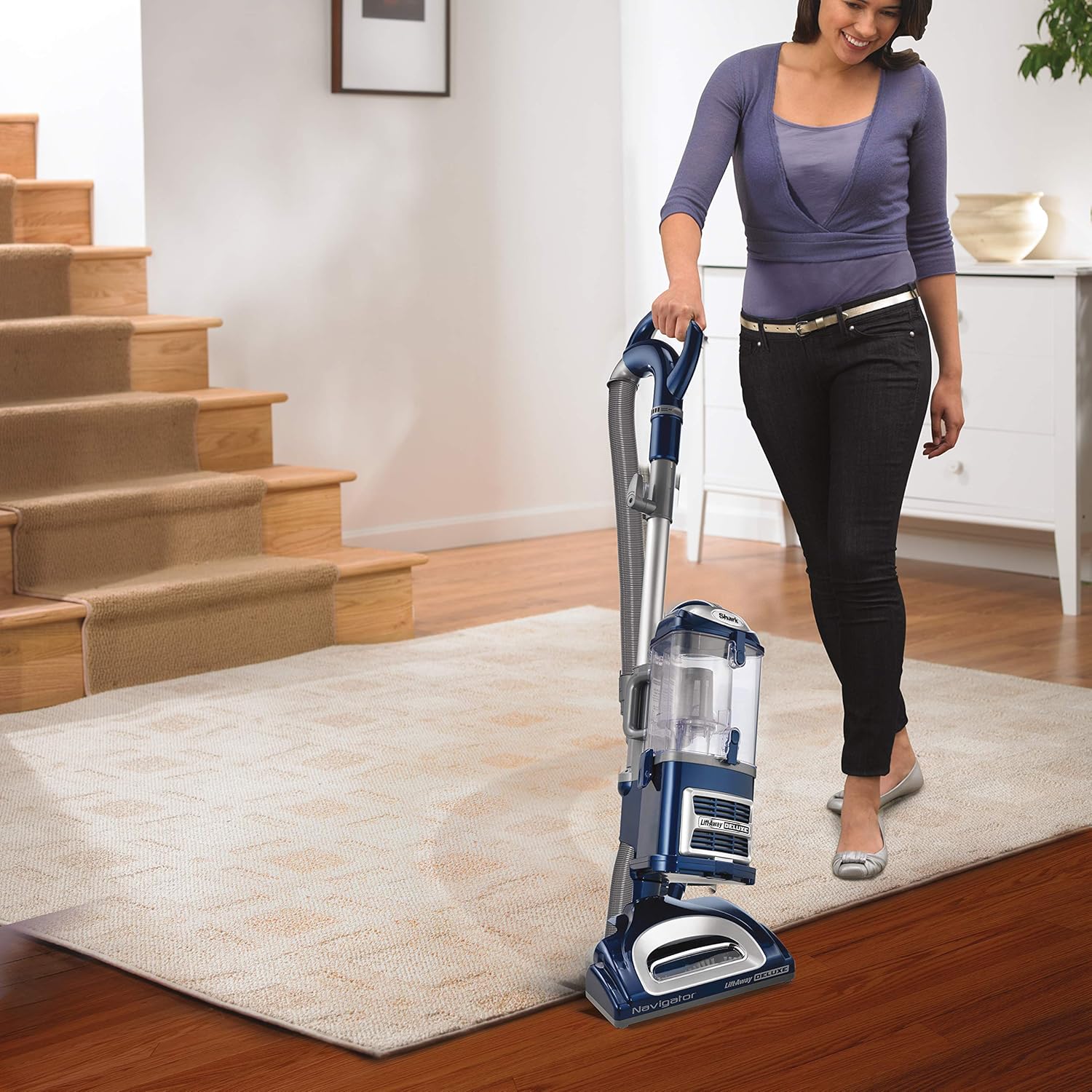 Buy Shark Nv360 Navigator Lift Away Deluxe Upright Vacuum Blue Online In Turkey B00jh98gr4