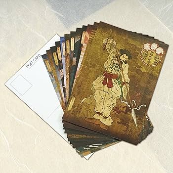 Amazon | 八百万の神 ポストカード12枚セット | ポストカード