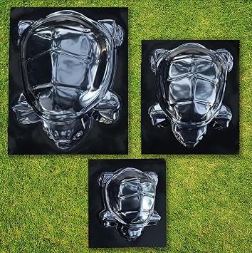 Turtle Stepping Stone Mold Cement Molds for Garden Concrete Plastic ABS 2mm - Tortoise Mould Mold for Cement