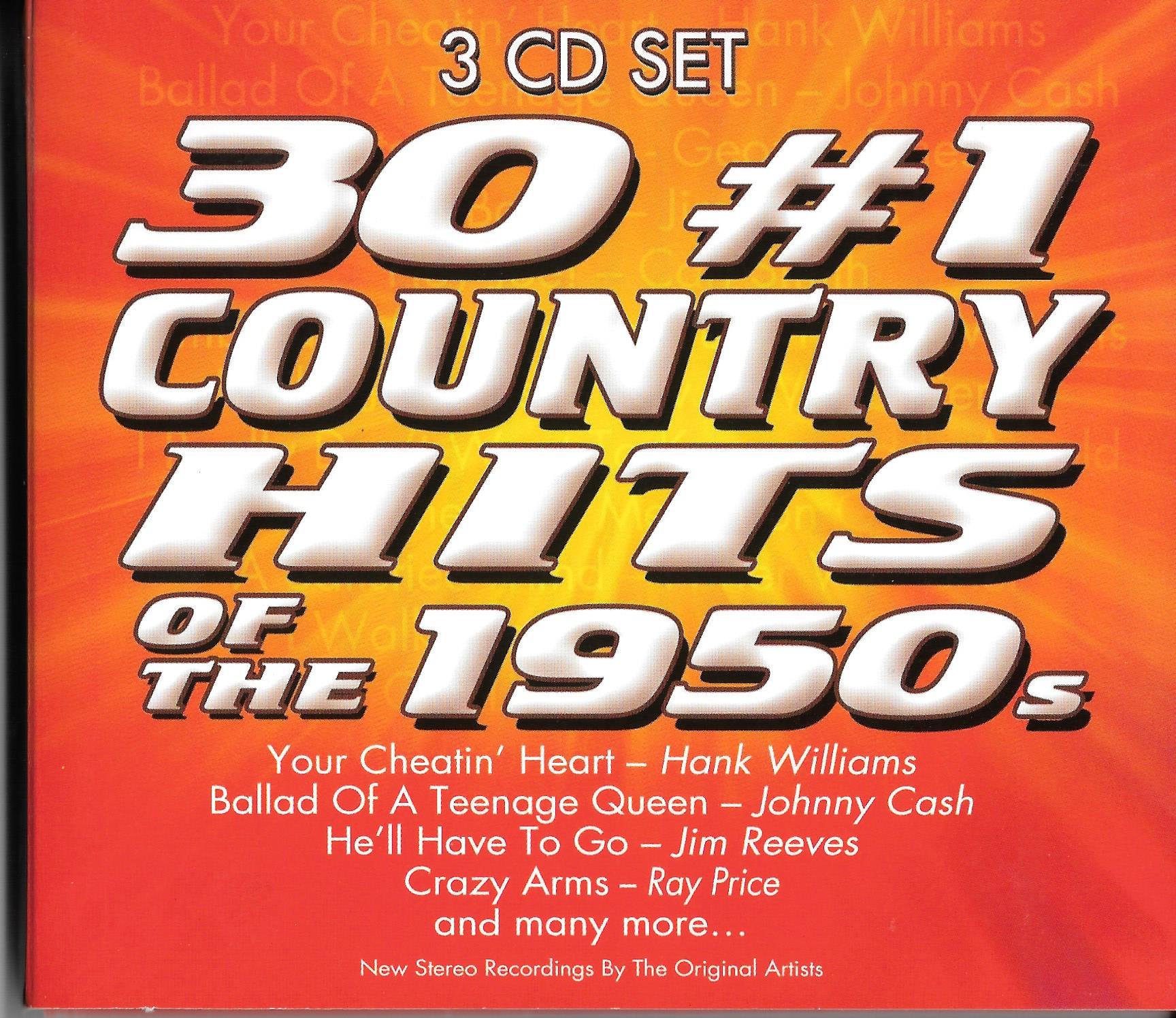 30 #1 Country Hits of the 1950s [Audio CD]