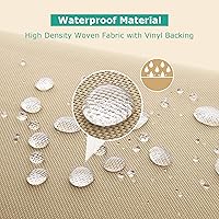 Vista 3 de SunPatio Funda de sofá de patio para exteriores, funda de sofá de asiento profundo, funda de sofá grande, funda seccional de muebles de patio