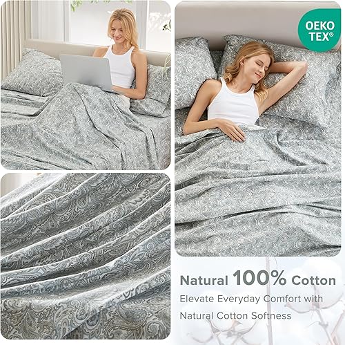 Vista 123 de Comfort Spaces - Sábanas con fundas de almohada Gris diamante