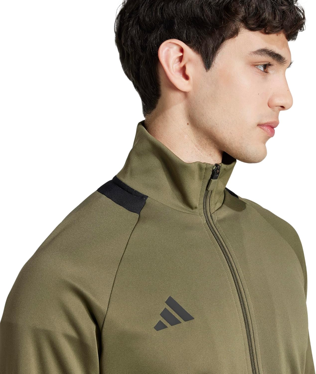 adidas Men's Sereno Cut 3-Stripes Slim Track Jacket - Image 4