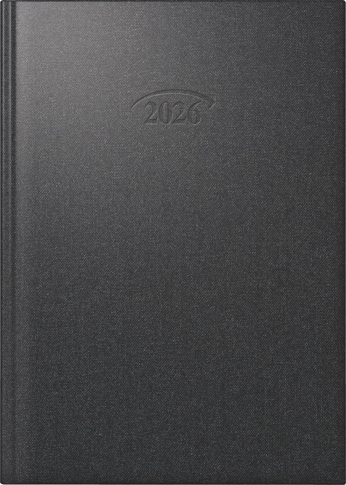 BRUNNEN Buchkalender Mod. 765 '26 | A5, Kunststoff, vulkanschwarz