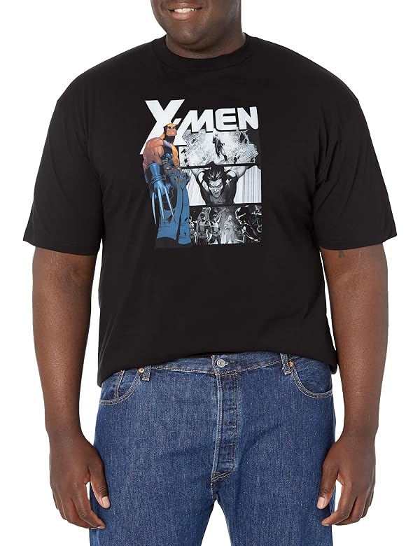 Marvel Classic Legendary Men's Tops Short Sleeve Tee Shirt Black by Marvel - Used condition - US$20.76